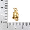 304 Stainless Steel Micro Pave Cubic Zirconia Pendants SA-CBA1D2B-01G-F-3