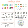 DIY Mixed Shapes Acrylic Beads & Alloy Pendants Bracelet Making Kits DIY-YW0010-99-2