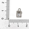 Brass Micro Pave Clear Cubic Zirconia Pendants LS-KK-L238-28P-3