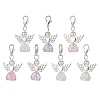 Heart Angel Acrylic Pendant Decorations HJEW-JM02538-01-1