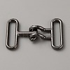Alloy Snap Lock Clasps PALLOY-WH0107-01A-B-1
