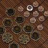 12mm Clear Domed Glass Cabochon Cover for Flower DIY Photo Brass Cabochon Making DIY-X0113-AB-NF-1