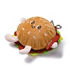 Cute Cartoon Plush Cloth Pendant Decoration HJEW-K048-01D-2
