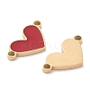 Ion Plating(IP) 304 Stainless Steel Enamel Connector Charms X-STAS-P339-10G-01-2