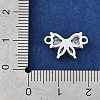 Brass Clear Cubic Zirconia Connector Charms KK-I719-03S-3