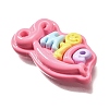 Opaque Resin Cabochons RESI-D275-02E-2