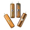 Natural Tiger Eye Pendants G-H318-03G-02-1