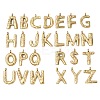 26Pcs 304 Stainless Steel Alphabet Pendants STAS-Z170-01G-1