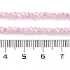 Baking Electroplate Glass Beads Strands X-DGLA-A039-J2MM-B16-4