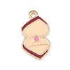 Valentine's Day Alloy Enamel Pendants ENAM-I084-01KCG-10-1