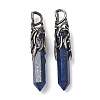 Dyed Natural Lapis Lazuli Pendants G-H332-10AS-07-1