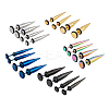 20Pcs 10 Colors Stainless Steel Ear Taper Stretcher EJEW-FI0001-69-1