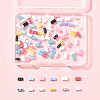 100Pcs 12 Styles 2-Hole Glass Seed Beads SEED-FS0001-43-6