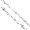 304 Stainless Steel Cable Chain and Satellite Chain Bracelet Making AJEW-JB01480-3