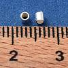 925 Sterling Silver Spacer Tube Beads STER-Z006-01D-S-3