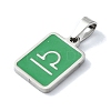 304 Stainless Steel Pendants STAS-C097-56P-09-2