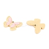 Ion Plating(IP) 304 Stainless Steel Charms STAS-O007-01G-2