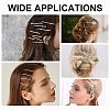 14Pcs 4 Style Alloy Rhinestone Hair Bobby Pins MRMJ-CA0001-36-6