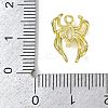 Brass Pave Clear Cubic Zirconia Pendants LS-KK-L238-02G-3