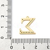 Rack Plating Brass Micro Pave Cubic Zirconia Pendant KK-H449-76G-21-3
