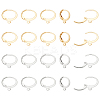 20Pcs 2 Colors 304 Stainless Steel Leverback Earring Findings STAS-LP0001-71-1