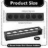 6 Round Holes Acrylic Shot Glasses Holders AJEW-WH0651-27-2