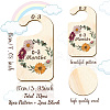 Wood Baby Closet Size Dividers AJEW-WH0353-014-2