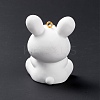 Opaque PVC Plastic Big Pendants RESI-G049-01F-3