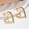 304 Stainless Steel Stud Earrings for Women LS-EJEW-L296-002G-2