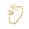 Footprint & Palm Brass Open Cuff Ring for Women LS-RJEW-A040-03G-1