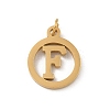 304 Stainless Steel Charms
with Jump Ring STAS-R001-02G-F-1