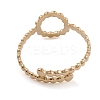Ion Plating(IP) 304 Stainless Steel Hollow Ring Cuff Rings for Women RJEW-G285-74G-3