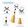 4Pcs 2 Style Senior Year Theme Woolen Yarn Tassels Pendant Decorations HJEW-CF0001-18-4