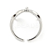 Brass Open Cuff Rings RJEW-I100-02P-3