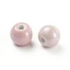 Glazed Porcelain Beads PORC-D001-14mm-08-2