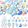 ABS Plastic Imitation Pearl & Polymer Clay & Acrylic & Resin Cabochons Findings Kits DIY-FS0009-76-2