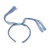 Braided Cotton Cord Bracelet Making MAK-L043-02G-04-1