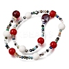 Electroplate Mixed Styles Glass Beads Strands GL-CBA07C4-01-2