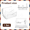 2-Row Acrylic Wall Mounted Mail Display Stands DIY-WH0430-738-2