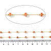 Ion Plating(IP) 304 Stainless Steel Chains AJEW-Q150-08G-06-2