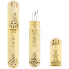 Zinc Alloy Craft Sewing Needles Case Box TOOL-WH20013-08G-1