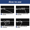 Brass Fishing Snaps Swivels DIY-FH0005-18-3