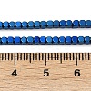 Electroplate Non-magnetic Synthetic Hematite Beads Strands G-I175-09H-3