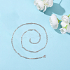 10Pcs 667 Stainless Steel Paperclip Chain Necklaces NJEW-BBC0001-48A-P-7