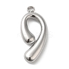 Non-Tarnish 304 Stainless Steel Pendants STAS-C079-15P-1