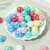 120Pcs 8 Colors Opaque Acrylic Beads MACR-PA0001-12-6