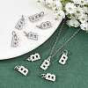 SHEGRACE Brass Micro Pave Clear Cubic Zirconia Pendants XGRQ29042-394P-B-5