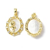 Shell Pendants X-KK-P223-06G-01-3