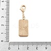 Alloy Rhinestone & Enamel Pendant Decoration HJEW-P021-01J-G-3