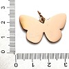 304 Stainless Steel Stamping Blank Tag Pendants STAS-H438-06RG-3